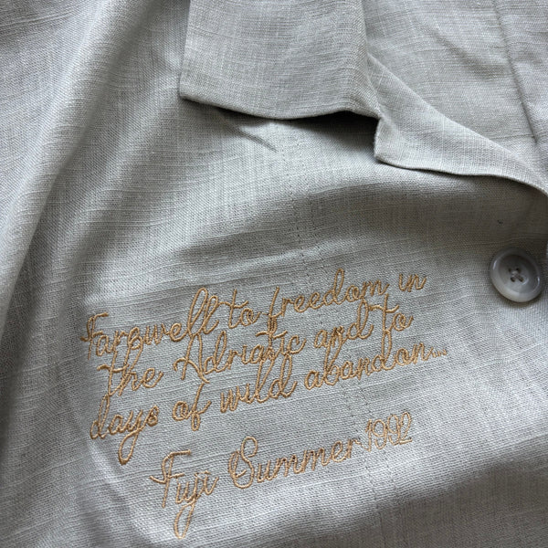 Coastal Grey Linen Set