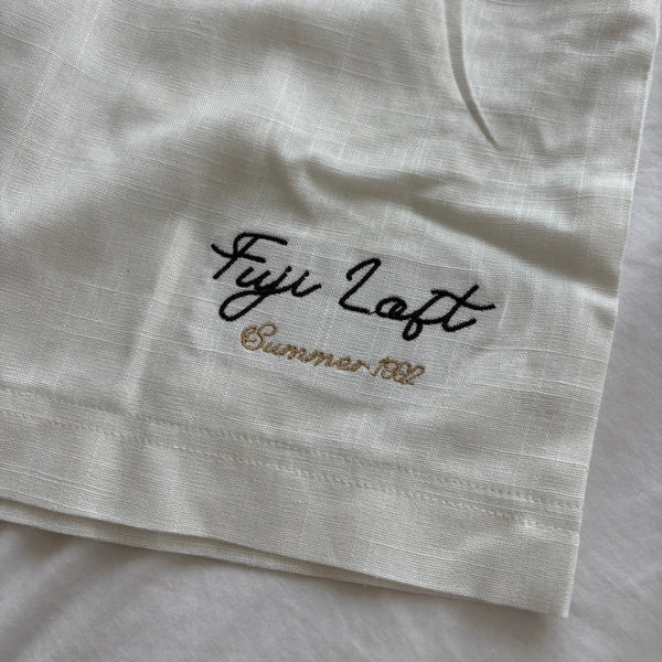 Adriatic White Linen Set